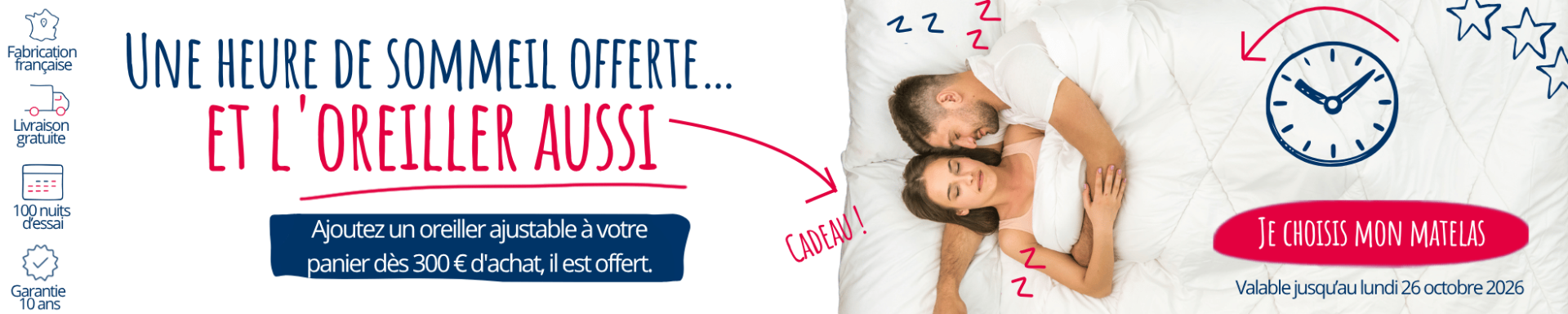 Prix bas toute l'année sur les matelas Adulte et Senior et sur les enfants, bébé, sommier, surmatelas et accessoires