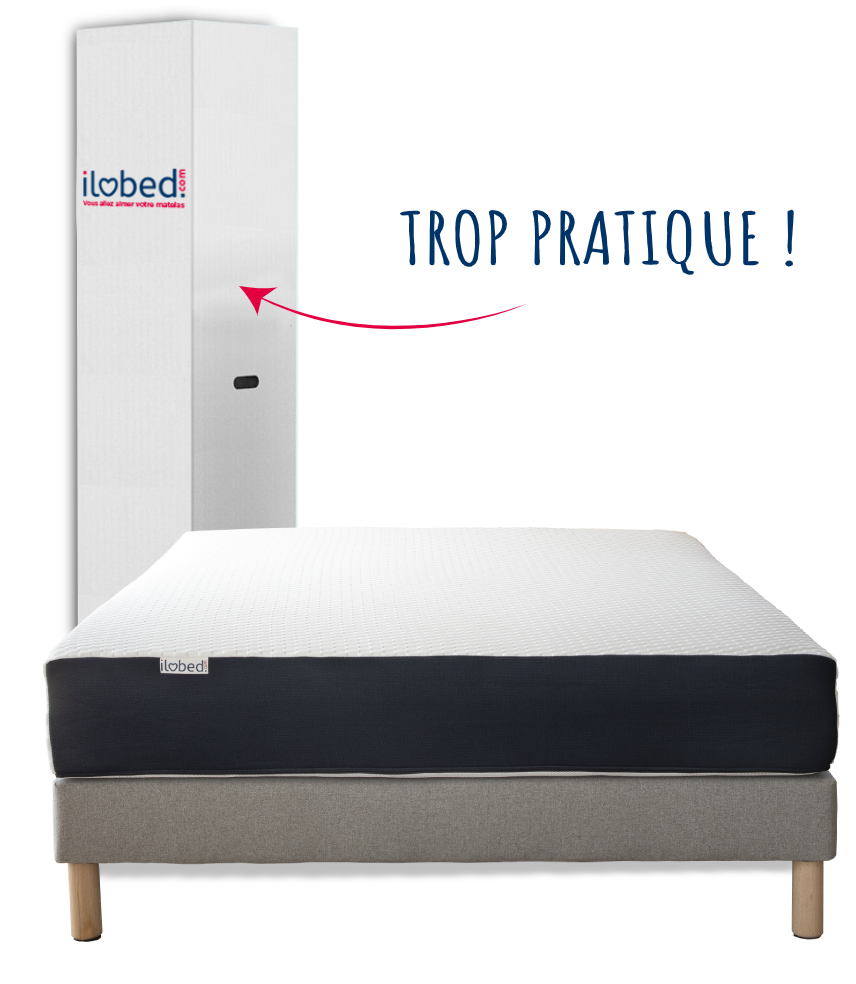 Un matelas très pratique : comprimé roulé