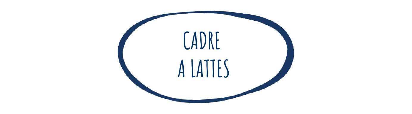 Cadre à lattes pour camping